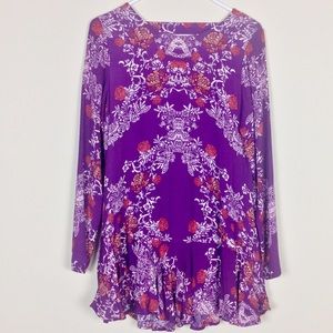 Free People Smooth Talker Tunic With Cut Out Back